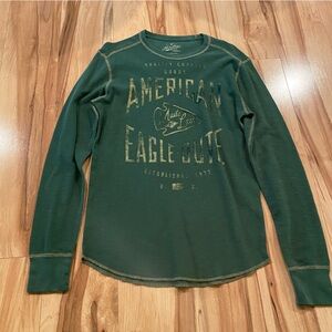 American Eagle Outfitters Heritage Thermal Long Sleeve Tee—M